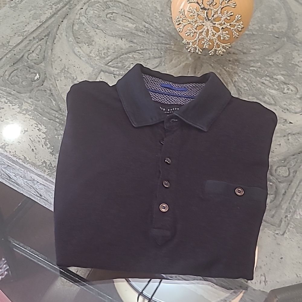 Ted Baker Long Sleeve Polo Shirt 4